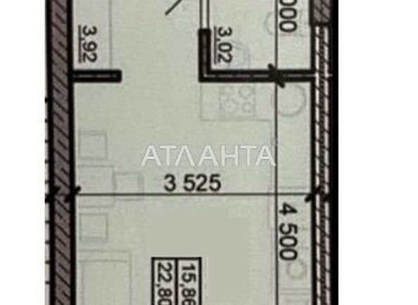 1-room apartment apartment by the address st. Vilyamsa ak (area 23,0 m2) - Atlanta.ua - photo 14