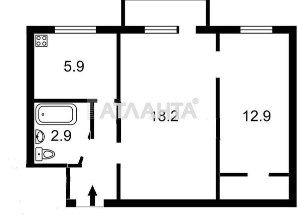 2-кімнатна квартира за адресою вул. Януша Корчака (площа 44,0 м2) - Atlanta.ua - фото 8