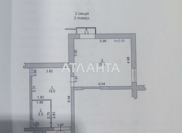 1-комнатная квартира по адресу ул. 1 мая (площадь 55 м²) - Atlanta.ua - фото 6