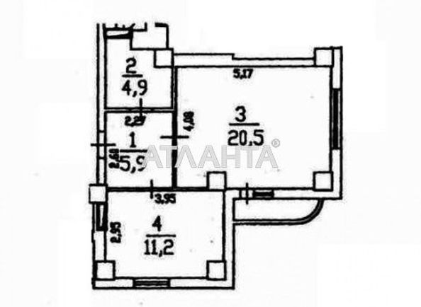 1-room apartment apartment by the address st. Ul Makeevskaya (area 45,0 m2) - Atlanta.ua - photo 9