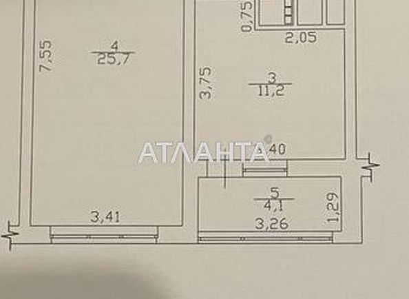 1-room apartment apartment by the address st. Kanatnaya Sverdlova (area 48,0 m2) - Atlanta.ua - photo 19