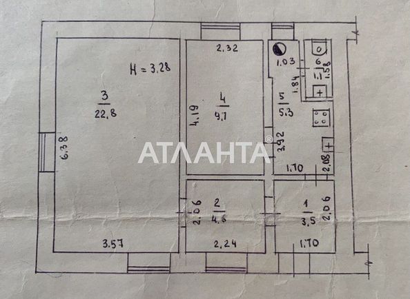 2-кімнатна квартира за адресою вул. Садиківська (площа 47,0 м2) - Atlanta.ua - фото 2
