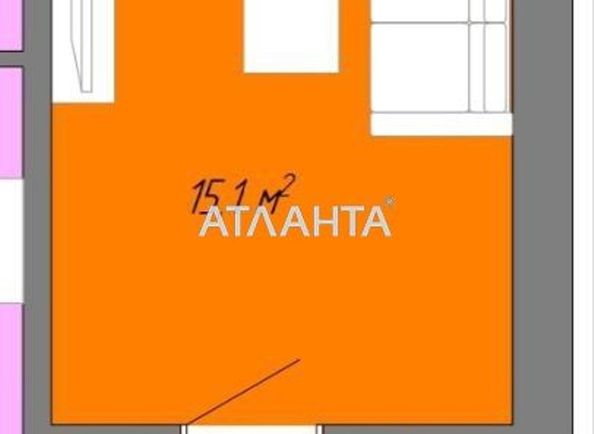 1-room apartment apartment by the address st. Nebesnoy Sotni pr Zhukova marsh pr Leninskoy iskry pr (area 28,0 m2) - Atlanta.ua