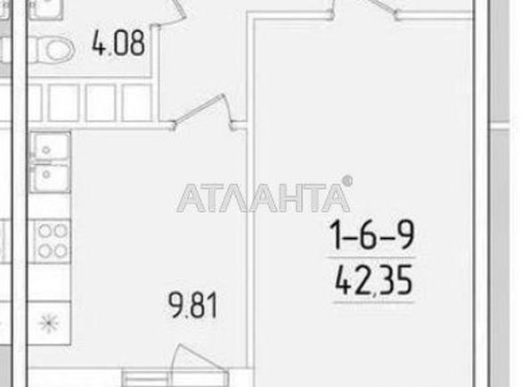 1-room apartment apartment by the address st. Krasnova (area 44 m²) - Atlanta.ua - photo 5