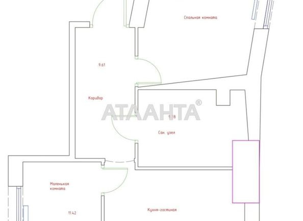 2-комнатная квартира по адресу ул. Героев обороны Одессы(Героев Сталинграда) (площадь 71 м²) - Atlanta.ua - фото 3
