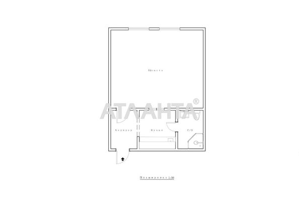 1-room apartment apartment by the address st. Chernomorskogo Kazachestva (area 27 m²) - Atlanta.ua - photo 14