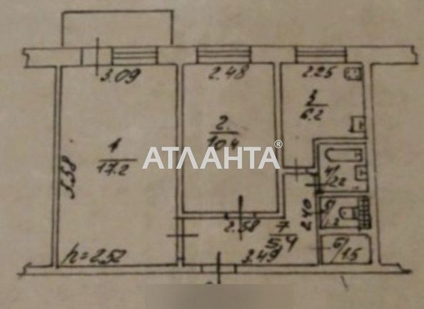 2-кімнатна квартира за адресою вул. Академіка Корольова (площа 44,5 м²) - Atlanta.ua - фото 8