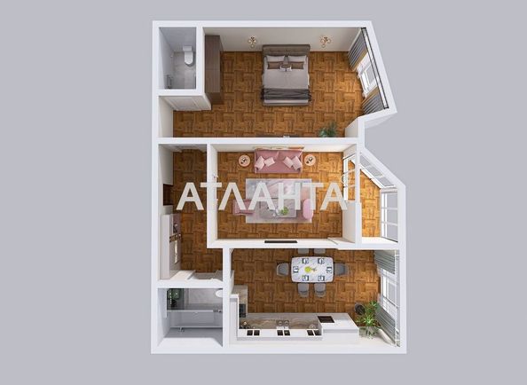 2-кімнатна квартира за адресою вул. Прохорівська (площа 69,3 м²) - Atlanta.ua - фото 9