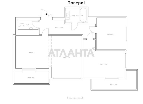 Багатокімнатна квартира за адресою вул. Шухевича (площа 147 м²) - Atlanta.ua - фото 32