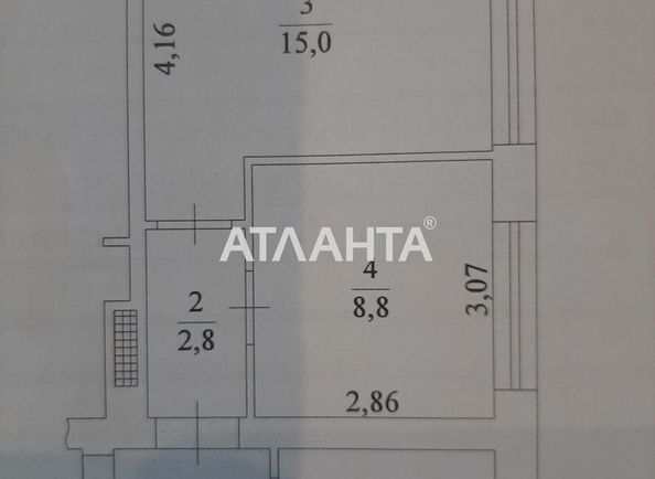 1-room apartment apartment by the address st. Vishnevaya (area 34,6 m2) - Atlanta.ua - photo 15