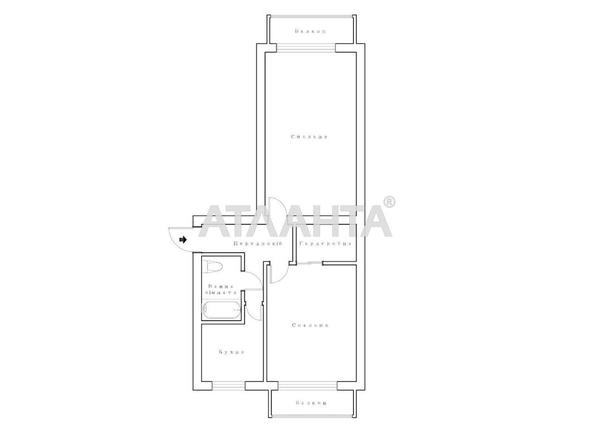 2-кімнатна квартира за адресою вул. Петрова ген. (площа 48 м²) - Atlanta.ua - фото 21