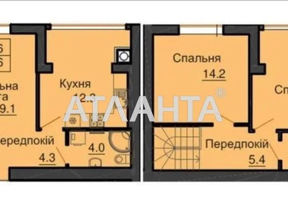 3-rooms apartment apartment by the address st. Zelenaya (area 75,7 m2) - Atlanta.ua - photo 14