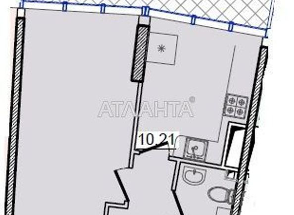 1-комнатная квартира по адресу ул. Генуэзская (площадь 40 м²) - Atlanta.ua - фото 17