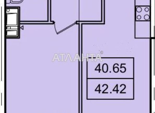 1-room apartment apartment by the address st. Genuezskaya (area 43,0 m2) - Atlanta.ua - photo 5