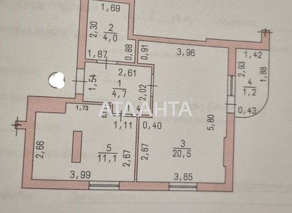 1-комнатная квартира по адресу ул. Торговая (площадь 41,5 м²) - Atlanta.ua - фото 14