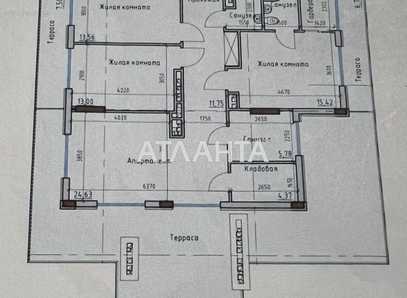 3-комнатная квартира по адресу ул. Дачная (площадь 120,6 м²) - Atlanta.ua - фото 2