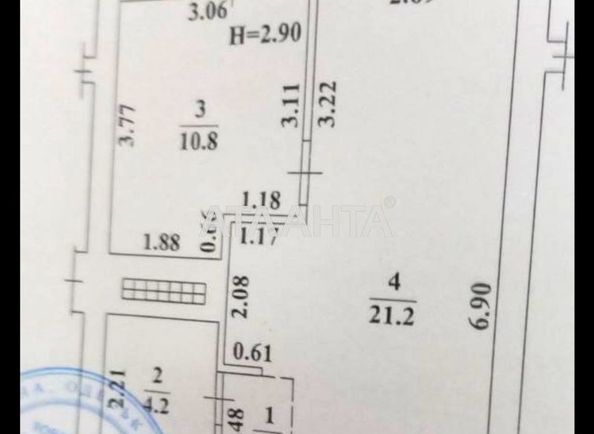 1-кімнатна квартира за адресою вул. Чехова (площа 38,5 м²) - Atlanta.ua - фото 4