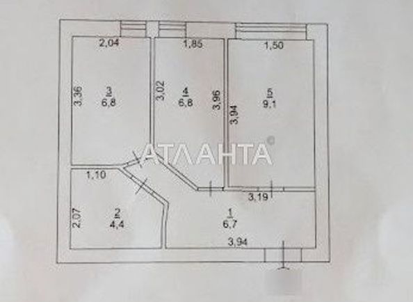 2-rooms apartment apartment by the address st. Promyshlennaya (area 34 m²) - Atlanta.ua - photo 8