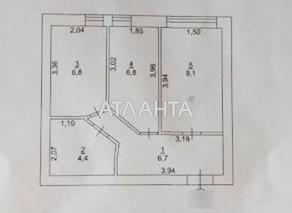 2-кімнатна квартира за адресою вул. Промислова (площа 34 м²) - Atlanta.ua - фото 8