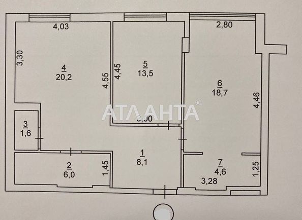 2-комнатная квартира по адресу Небесной Сотни пр. (площадь 73 м²) - Atlanta.ua - фото 16