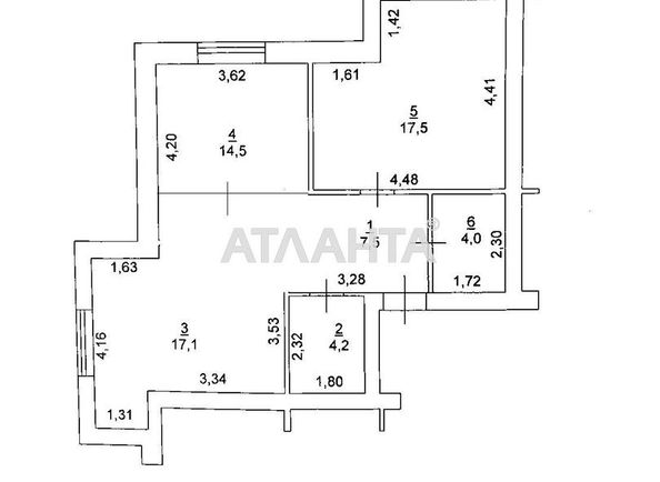 2-rooms apartment apartment by the address st. Tolbukhina (area 65 m²) - Atlanta.ua - photo 15