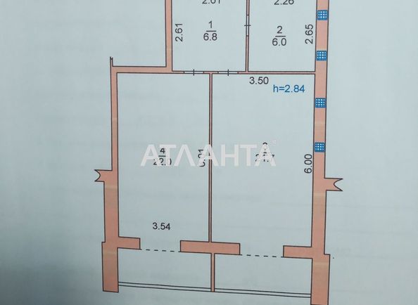 1-комнатная квартира по адресу ул. Парковая (площадь 67 м²) - Atlanta.ua - фото 2