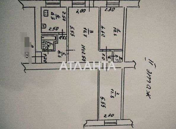 3-комнатная квартира по адресу ул. Сегедская (площадь 54 м²) - Atlanta.ua - фото 15