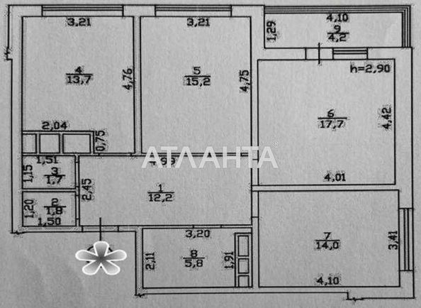 3-комнатная квартира по адресу ул. Толбухина (площадь 86,9 м²) - Atlanta.ua - фото 27