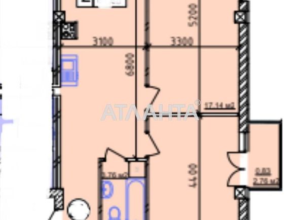 2-комнатная квартира по адресу ул. Гераневая (площадь 62 м²) - Atlanta.ua - фото 15