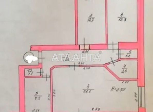 3-комнатная квартира по адресу ул. 1 мая (площадь 83,4 м²) - Atlanta.ua - фото 6