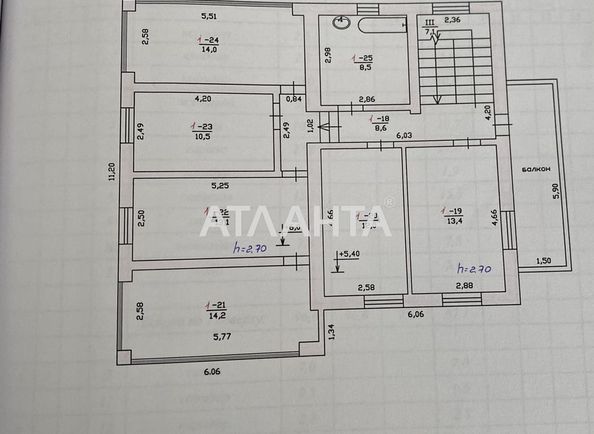 Будинок за адресою вул. Лиманна 5-та (площа 395 м²) - Atlanta.ua - фото 29