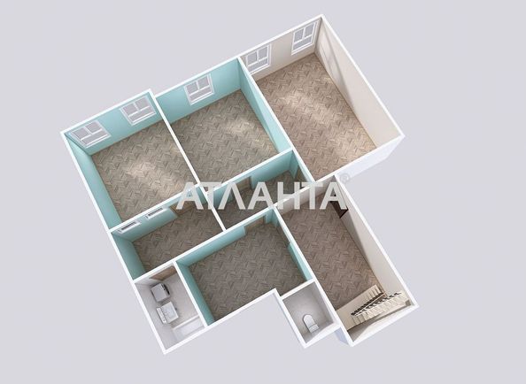 3-кімнатна квартира за адресою вул. Верхратського (площа 71 м²) - Atlanta.ua - фото 19