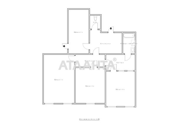 3-кімнатна квартира за адресою вул. Верхратського (площа 71 м²) - Atlanta.ua - фото 20