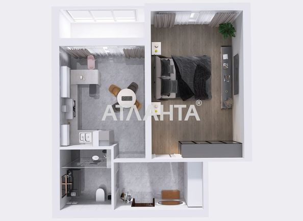 1-комнатная квартира по адресу Фонтанская дор. (площадь 40,5 м²) - Atlanta.ua - фото 8