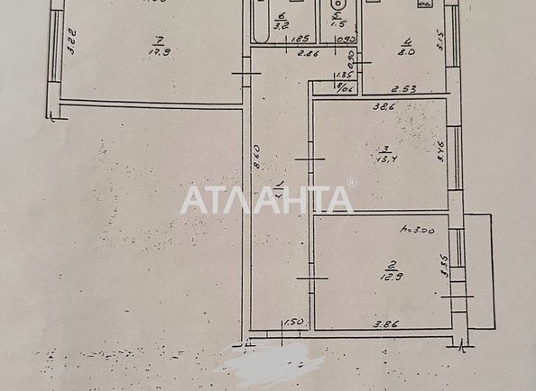 3-кімнатна квартира за адресою вул. Гоголя (площа 72,5 м²) - Atlanta.ua - фото 20