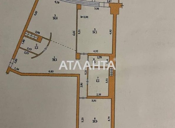 3-комнатная квартира по адресу ул. Литературная (площадь 120 м²) - Atlanta.ua - фото 25