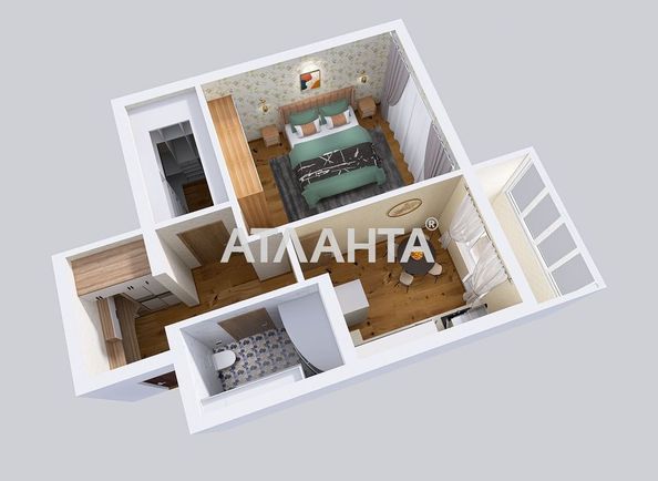 1-room apartment apartment by the address st. Sakharova (area 41,4 m²) - Atlanta.ua - photo 10
