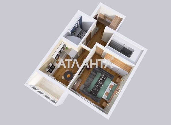 1-room apartment apartment by the address st. Sakharova (area 41,4 m²) - Atlanta.ua - photo 11