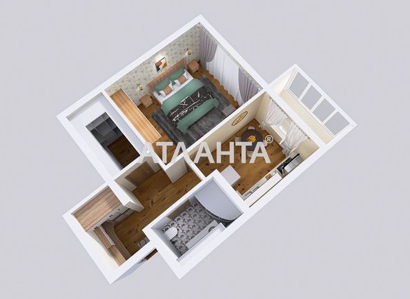 1-room apartment apartment by the address st. Sakharova (area 41,4 m²) - Atlanta.ua - photo 13