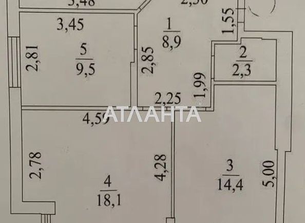 3-комнатная квартира по адресу ул. Вильямса ак. (площадь 68,9 м²) - Atlanta.ua - фото 6