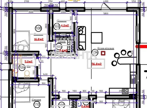 House by the address st. Edem (area 128 m²) - Atlanta.ua - photo 8