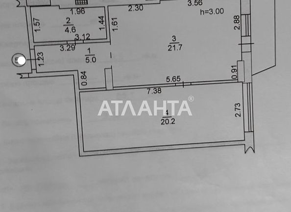 1-room apartment apartment by the address st. Radostnaya (area 56 m²) - Atlanta.ua - photo 2