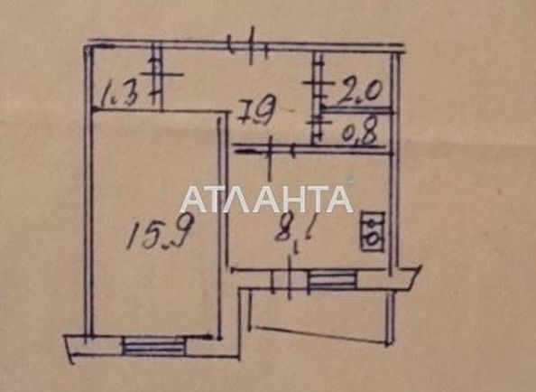 1-кімнатна квартира за адресою вул. Івасюка Володимира пр-т (площа 33,8 м²) - Atlanta.ua - фото 2