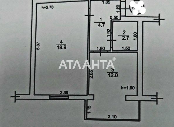 1-room apartment apartment by the address st. Tavriyskaya (area 39,3 m²) - Atlanta.ua - photo 12