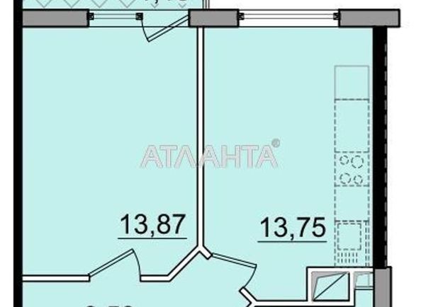 1-комнатная квартира по адресу ул. Сахарова (площадь 40 м²) - Atlanta.ua - фото 10