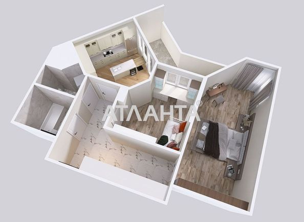 2-rooms apartment apartment by the address st. Ovidiopolskaya dor (area 59 m²) - Atlanta.ua - photo 12