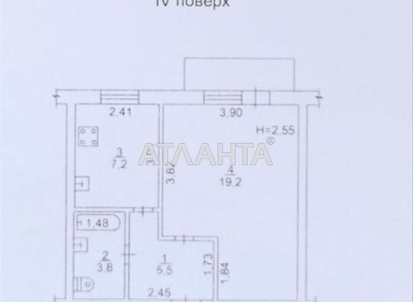1-комнатная квартира по адресу ул. Бугаевская (площадь 36,6 м²) - Atlanta.ua - фото 24