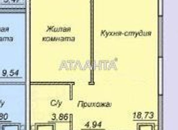 1-кімнатна квартира за адресою вул. Літературна (площа 42 м²) - Atlanta.ua - фото 2