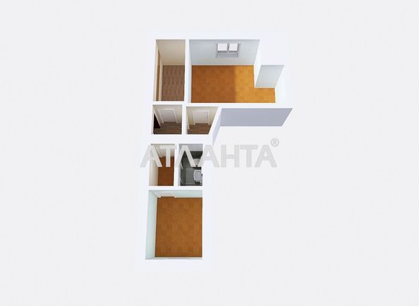 2-комнатная квартира по адресу Нахимова пер. (площадь 44 м²) - Atlanta.ua - фото 12