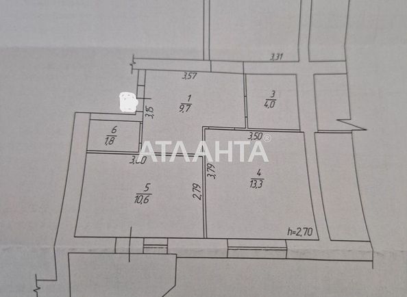 2-кімнатна квартира за адресою вул. Миколаївська (площа 62 м²) - Atlanta.ua - фото 10